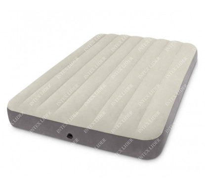 64102 Полуторный надувной матрас Intex Deluxe Single-High Airbed (Full), 137х191х25 см